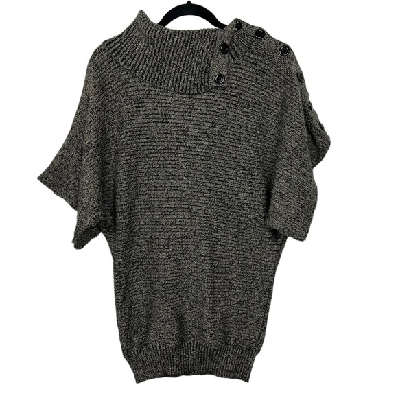 Grass Collection Cowl Neck Button Detail Sweater Size Medium - Picture 1 of 10